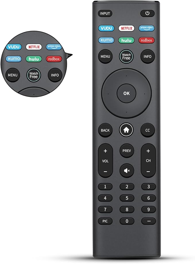 for vizio Smart tv Remote, XRT140-Remote- Replacement Applicable by Ausotusoremotecontrol