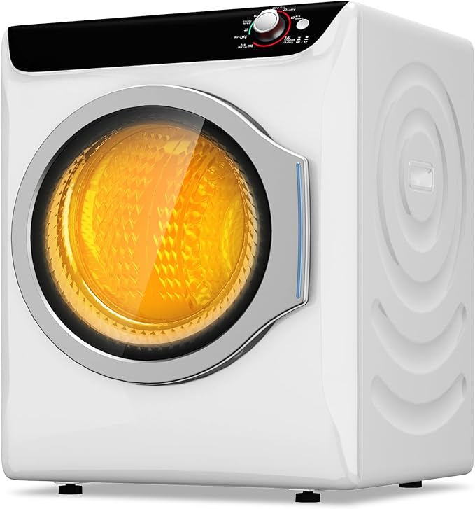 VCJ 2.6 cu.ft Portable Dryer, 1400W Electric Clothes Dryer by VCJ