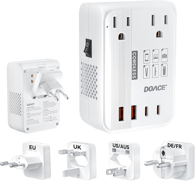 DOACE 220v to 110v converter 350W voltage converter us to europe by DOACE