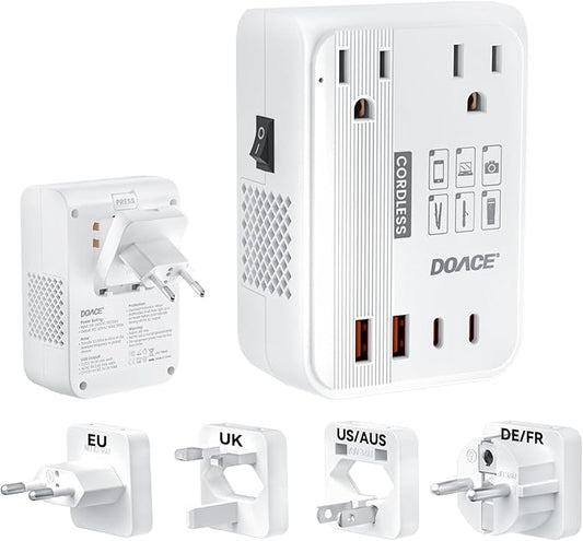 DOACE 220v to 110v converter 350W voltage converter us to europe by DOACE
