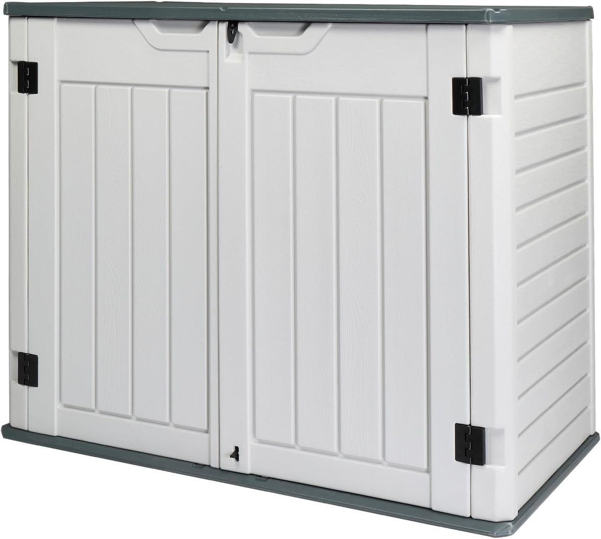 vingli upgraded 260 gallon plastic outdoor storage cabinet, main product view