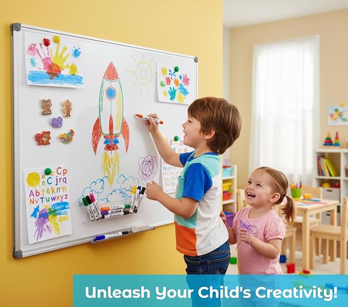 2 Pack 36" x 24" Magnetic Dry Erase Board - Image 6