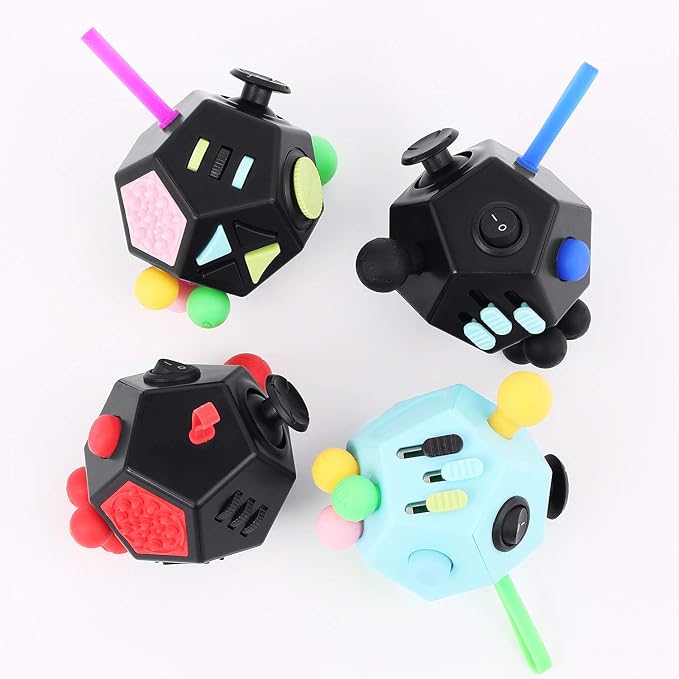 Fidget Dodecagon –12-Side Fidget Toys Cube Relieves Stress and Anxiety Anti - Image 7