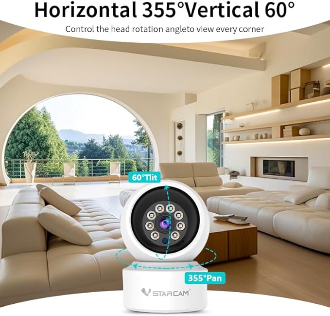 VSTARCAM Indoor Security Camera, Wireless Cameras - Image 3