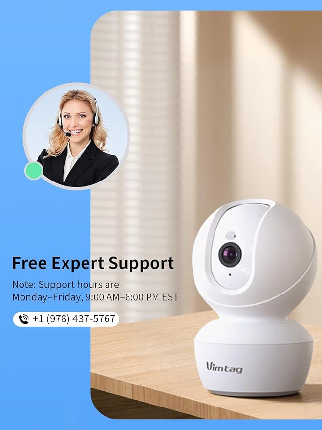 VIMTAG 4MP 5G Indoor Camera, Dog Camera - Image 9
