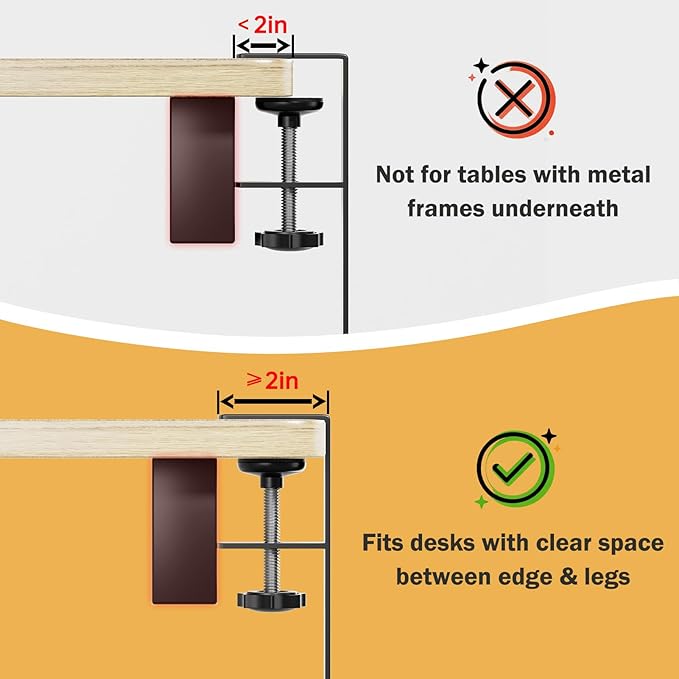 DELAMU Under Desk Cable Management Tray - Image 6