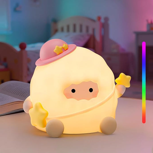 Baby Night Light, Touch Control Rechargeable Nursery Lamp by ICARERFAMILY