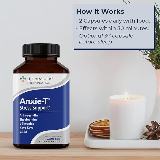 Anxie-T - Stress Relief Supplement - Supports Mood & Mental Focus - Feel Calm - Image 5