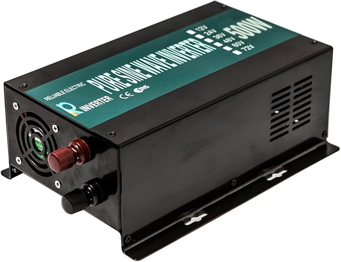 WZRELB Full Power Pure Sine Wave 12V to 120V Dc to AC Power Inverter - Image 7