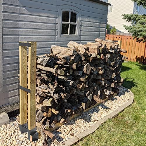 mofeez outdoor firewood log storage rack 2x4 bracket on a desk or shelf