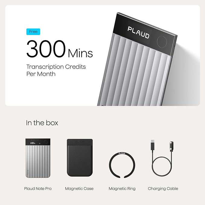 Plaud Note Pro AI Voice Recorder, Transcribe & Summarize - Image 9