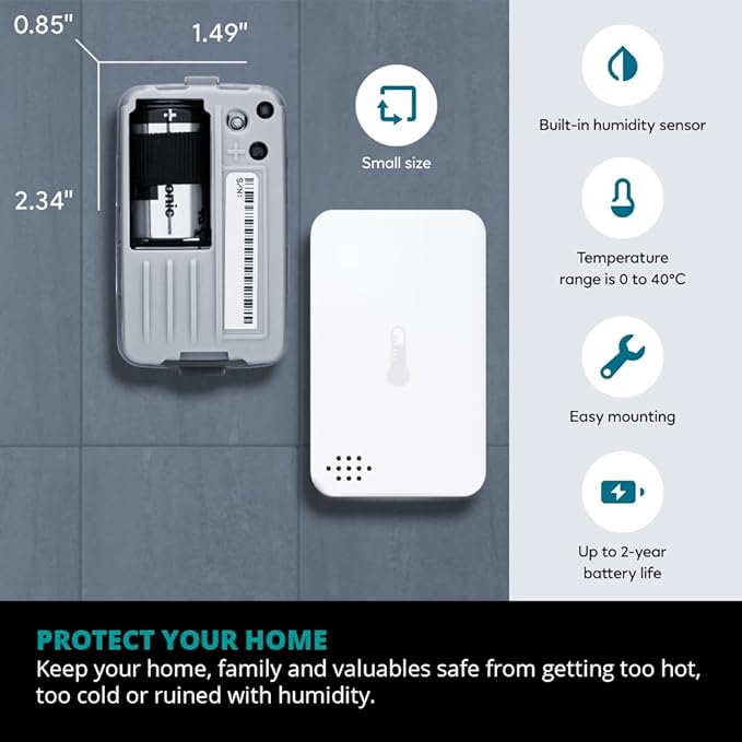 Centralite Zigbee Temperature & Humidity Sensor by Ezlo – Monitors Temperature - Image 2