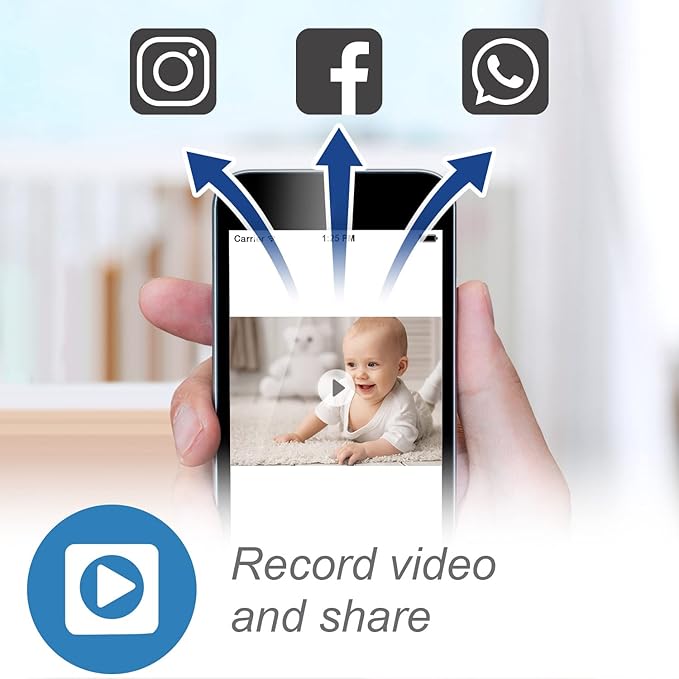 VTech RM7764-2HD Smart WiFi Baby Monitor - Image 7