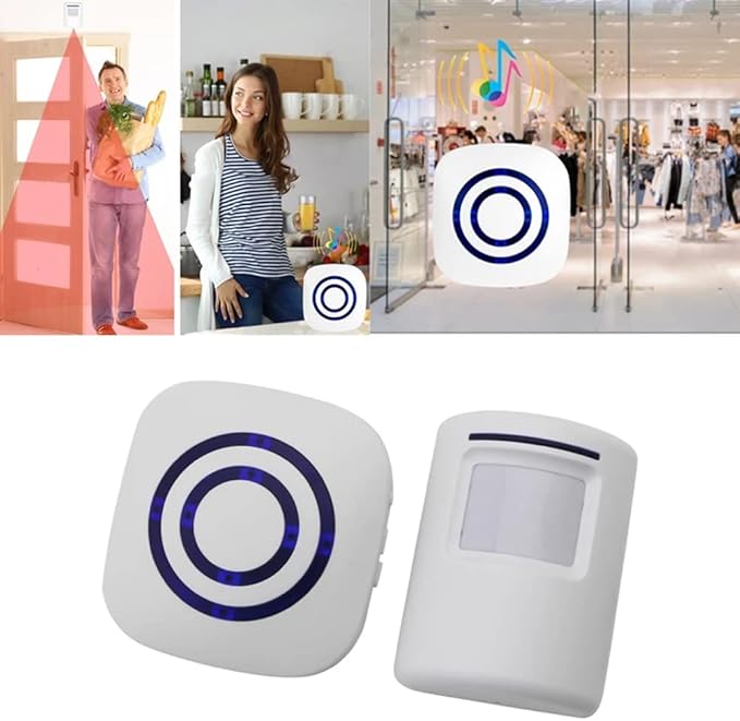 Motion Sensor Door Chime for Business, Outdoor Doorbell Kit Wireless Driveway - Image 6