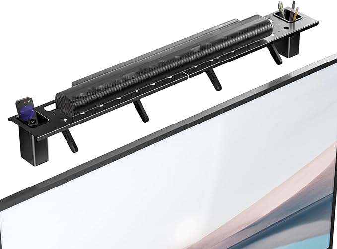 WALI Soundbar Mount – No Drilling TV Top Shelf by WALI
