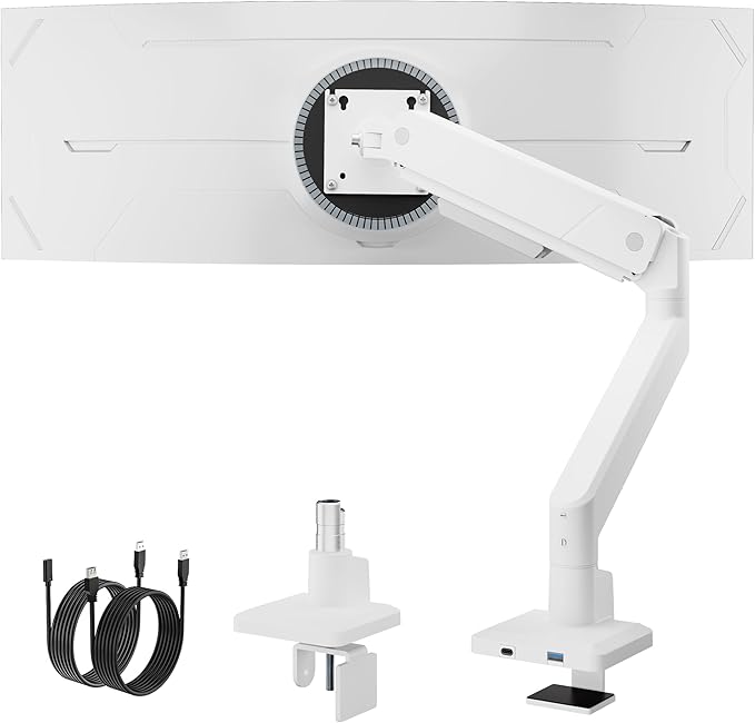 monTEK Single Monitor Arm with USB by monTEK
