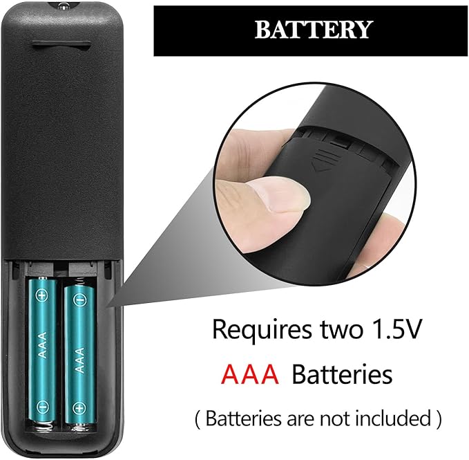 HODSEUKIN Replacement Remote for Mini Projector, Compatible - Image 2
