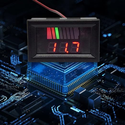 Battery Charge Level Indicator Universal Car Battery Capacity Meter Tester - Image 9