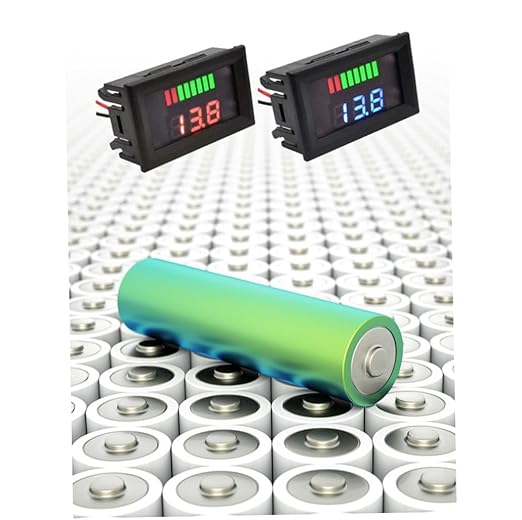 Battery Charge Level Indicator Universal Car Battery Capacity Meter Tester - Image 7
