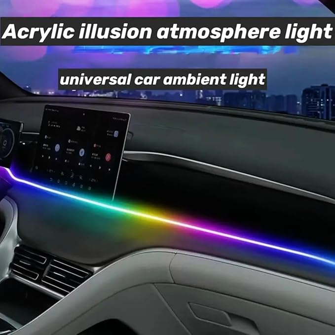 Goodream Interior Car Ambient Lighting Kit, 43.3 Inches RGB USB LED Ultrathin - Image 9