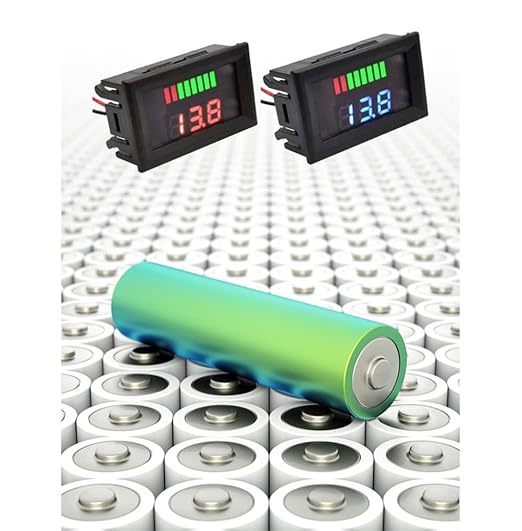 Battery Charge Level Indicator Universal Car Battery Capacity Meter Tester - Image 6