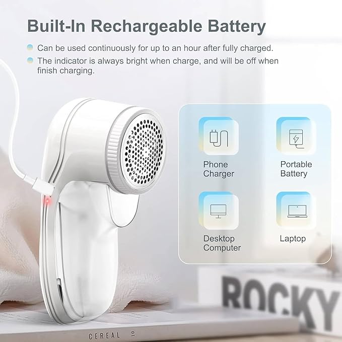 Fabric Shaver, Lint Remover for Clothes, Electric Lint Remover - Image 6