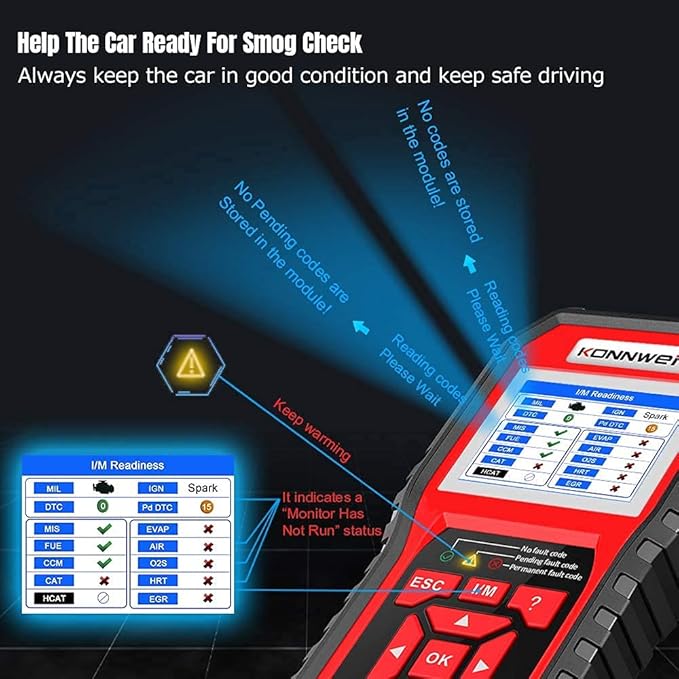 KONNWEI KW850 Professional OBD2 Scanner Auto Code Reader Diagnostic Check - Image 6