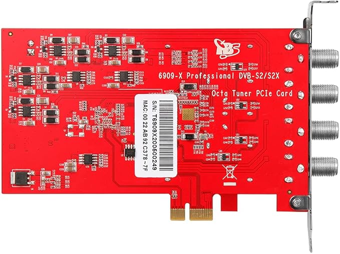 TBS6909X DVB-S/ S2/ S2X 8 Tuner PCI Express Digital Satellite TV Card - Image 3