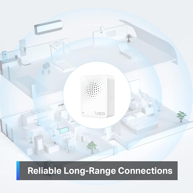Tapo Smart Hub with Built-in Chime, REQUIRES 2.4GHz Wi-Fi, Reliable Long-Range - Image 4