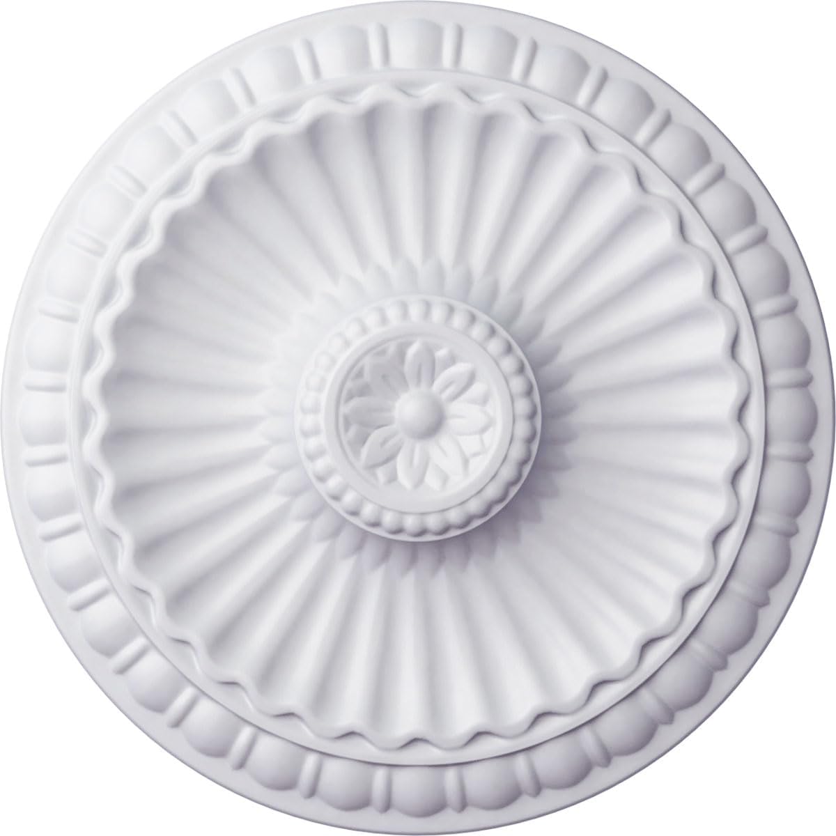 11 1/4"OD x 1 1/8"P Linus Ceiling Medallion