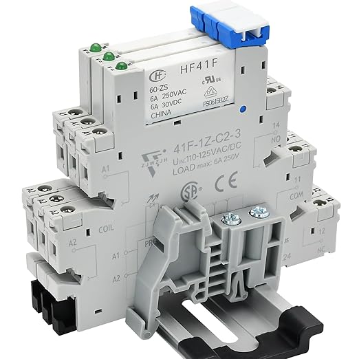 Electromechanical Relay Miniature Power Relay 110V/ 120V AC/DC HF41F/60-ZS 1NO by ZJWZJH