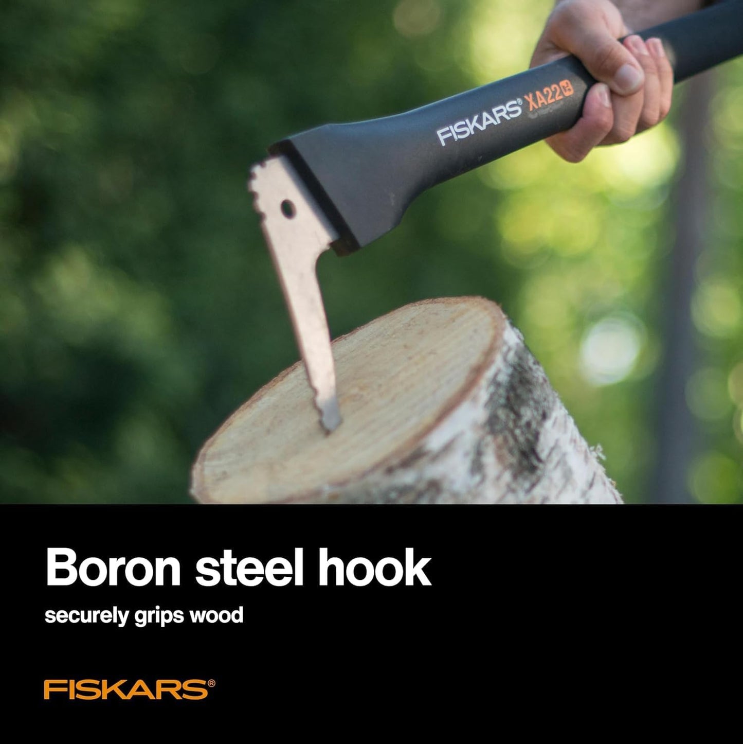 Fiskars 28" Hookaroon, Sharp and Lightweight Pickaroon Tool for Firewood | Lift, Drag, & Load Heavy Rounds of Firewood and Split Wood, Pick Tool for Logs & Forestry, Saves Your Back
