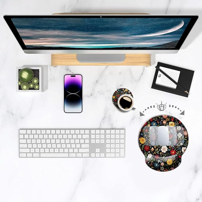Ergo Comfort Gel Wrist Rest Mouse Pad-Ergonomic Office Mousepad - Image 3