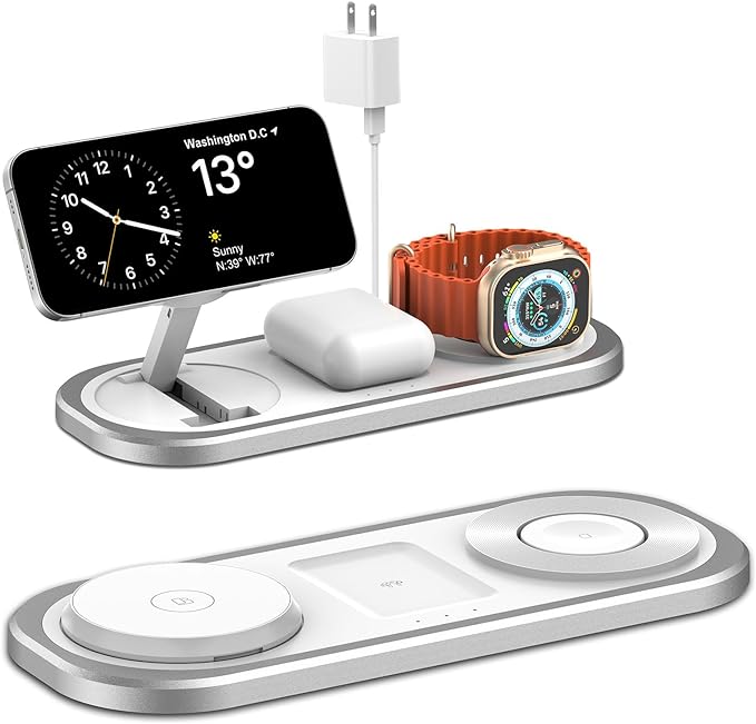 3 in 1 Fast Wireless Charger Stand by TEGISPAK