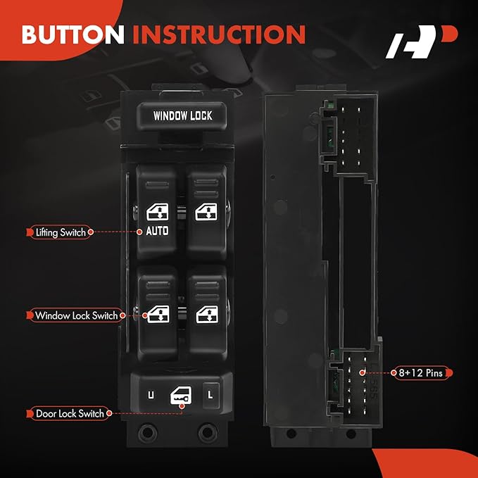 A-Premium 15062650 Master Power Window Switch Compatible - Image 4
