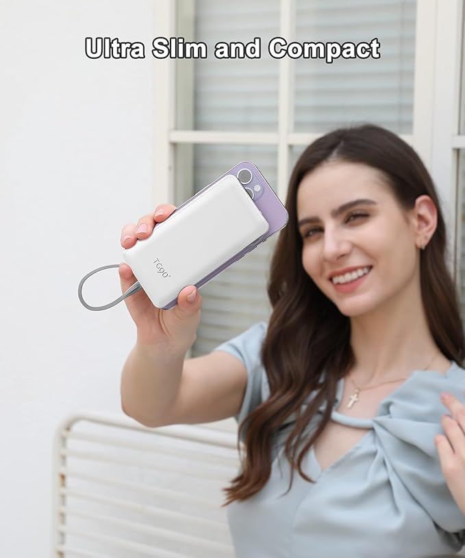 TG90° 2 Pack 10000mAh Slim Portable Charger - Image 8