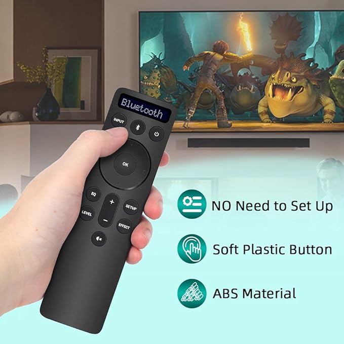 for Vizio Soundbars Bluetooth Backlit Display Remote Controller - Image 4