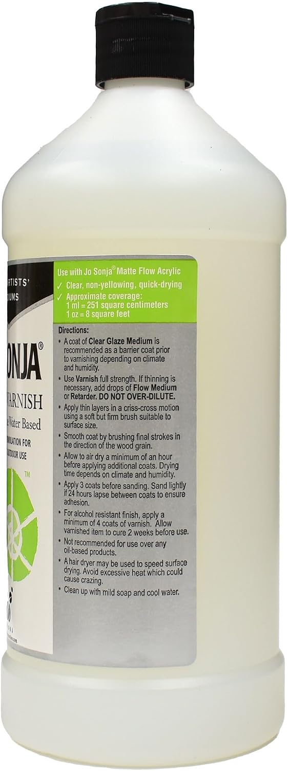 Polyurethane Varnish Gloss - 32oz Bottle