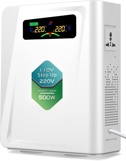 Voltage Converter 110 to 220 Step Up Transformer 500W, No Noise, Ten Protection by ZHENGXI