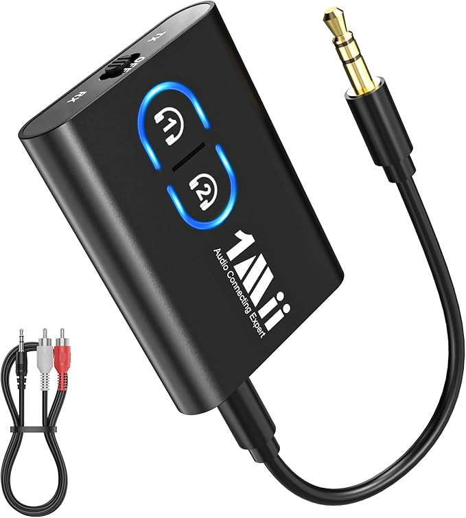 1Mii Bluetooth 5.3 Transmitter Receiver by 1Mii