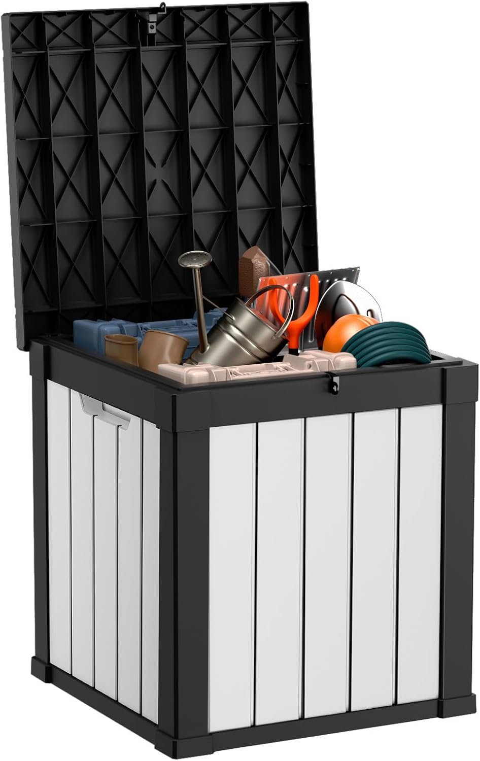 patiozen 70 gallon deck box, outdoor storage box, main product view