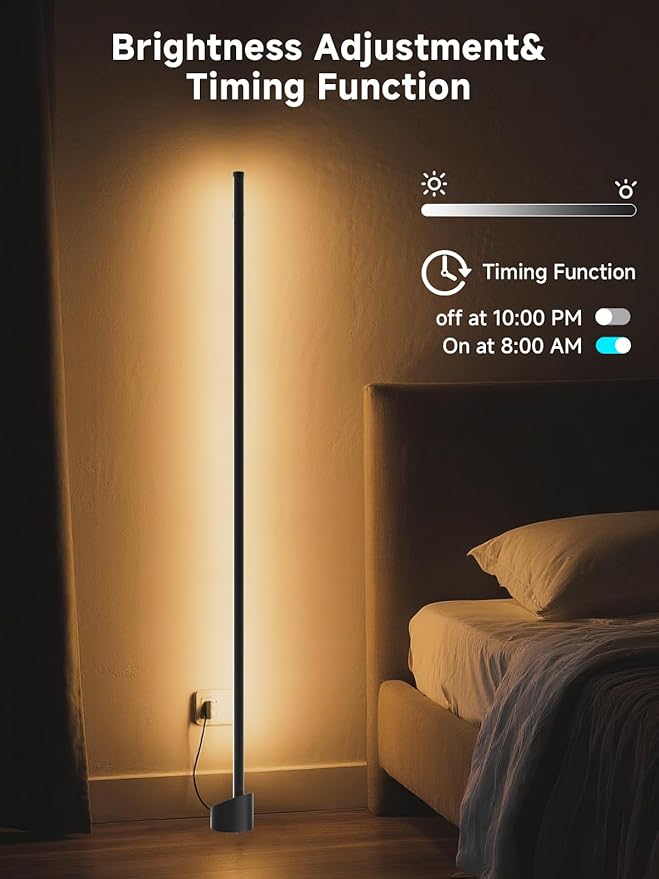 GIPOYENT Standing Floor Lamp, RGB LED Lamp - Image 2