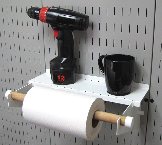 Wall Control Pegboard Organizer 4 ft. Metal Pegboard Standard Tool Storage Kit - Image 6