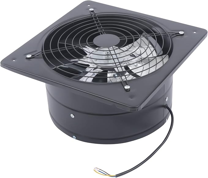 XUFOPLY 12 Inch Exhaust Fan, 110V 125W Wall Mounted Vent Fans 2800RPM Kitchen - Image 6