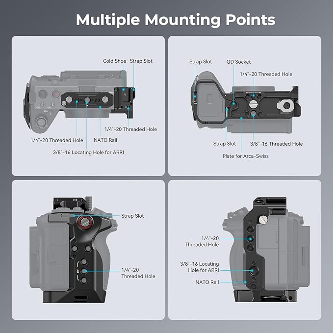 SmallRig Cage for Sony FX30 FX3 FX3A - Image 2