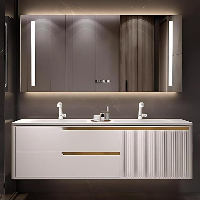 Bathroom Vanity with Double Sink by TIZAZOFashionHome