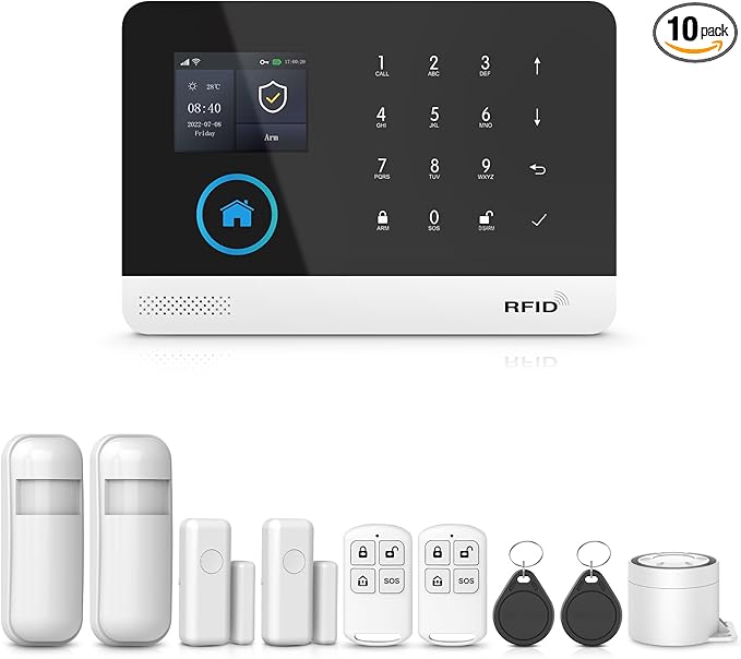 PGST 10 PCS Home Security Systems by PGST