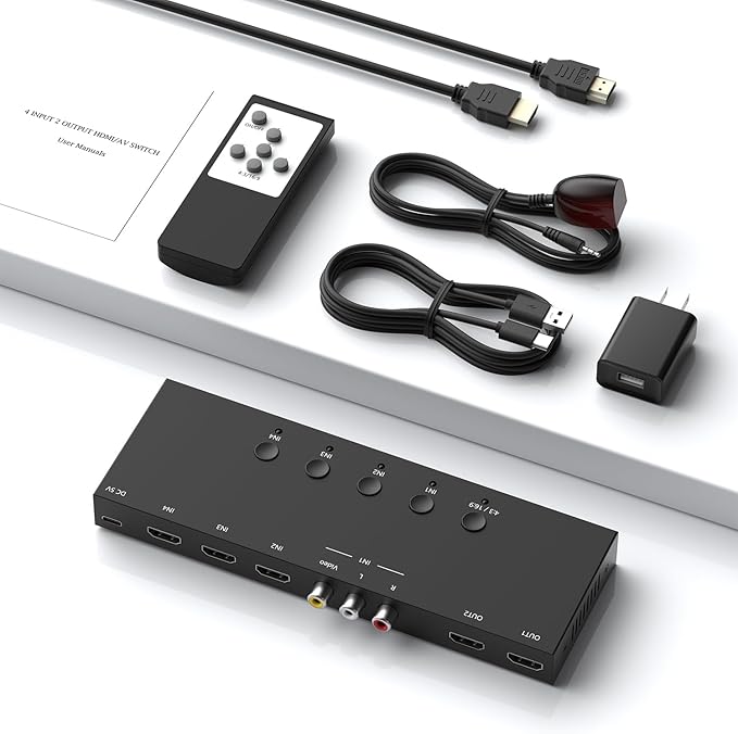 ZUZONG Switcher Splitter Support 4:3/16:9 Switching - Image 8