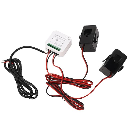 Smart Energy Monitor with 2PCS 120A CT Clamps Home Electricity Usage Meter by Walfront