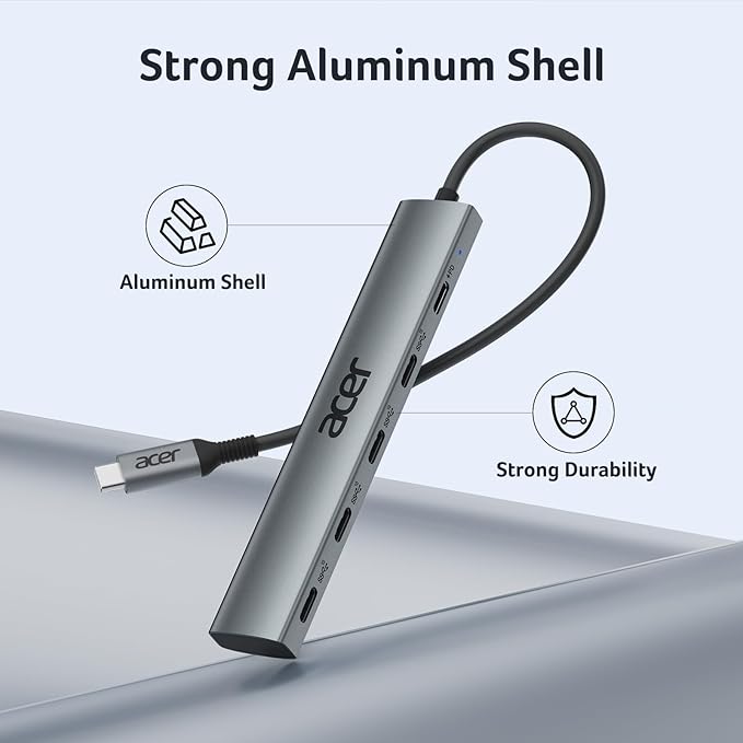 Acer 10 Gbps USB C Hub, USBC Splitter - Image 5